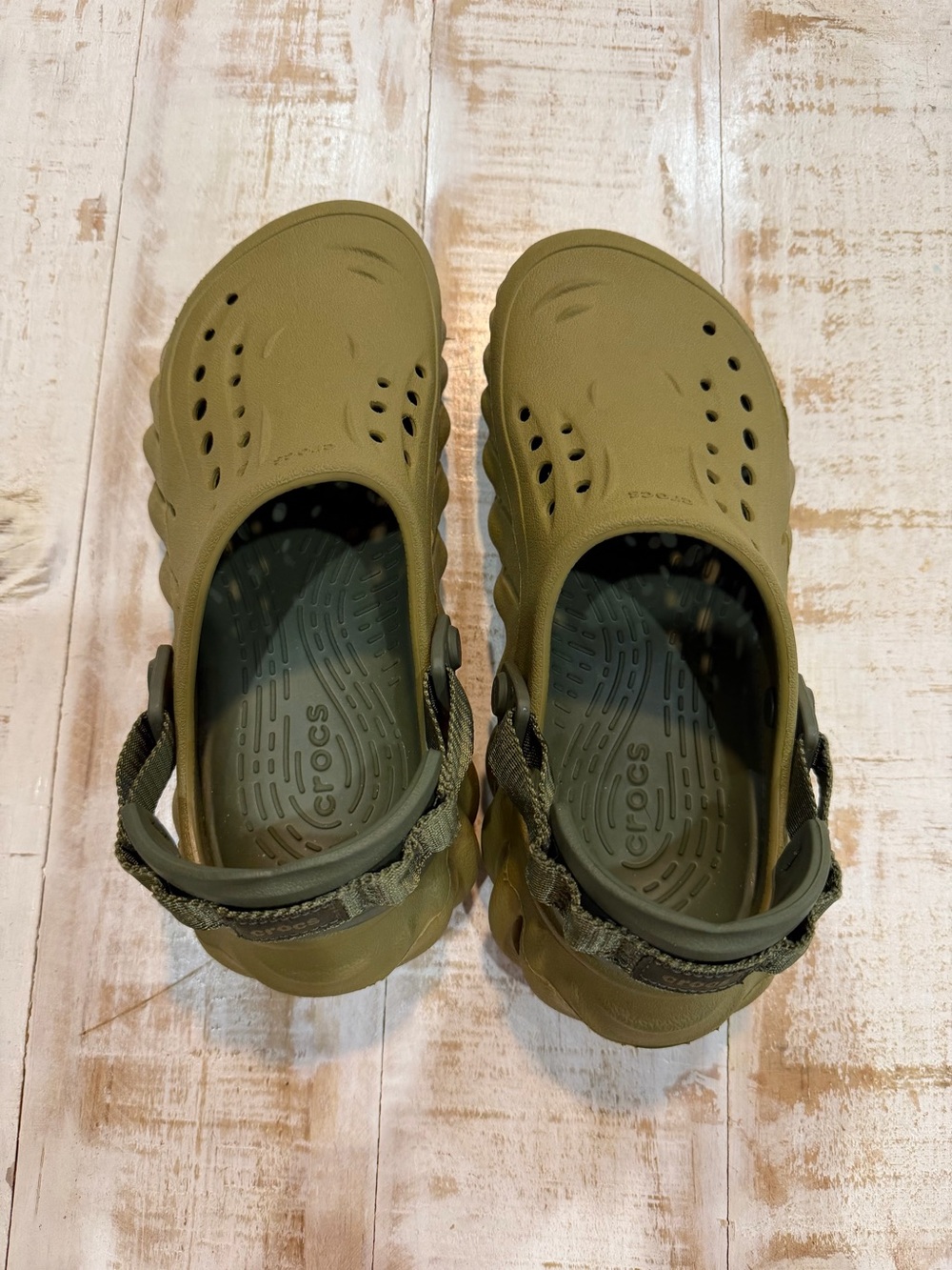 CROCS Echo Clog in Olive Green M4 W6 - Picture 5 of 6